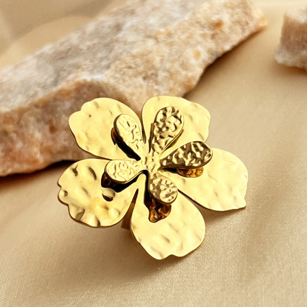 Stainless steel flower opening ring