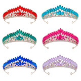 Alloy Crystal Crown Wedding Ball Party Bridal Crown