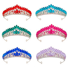 Alloy Crystal Crown Wedding Ball Party Bridal Crown