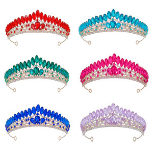 Alloy Crystal Crown Wedding Ball Party Bridal Crown