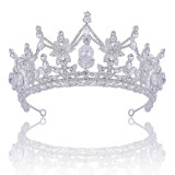 Alloy Crystal Crown Wedding Ball Party Bridal Crown