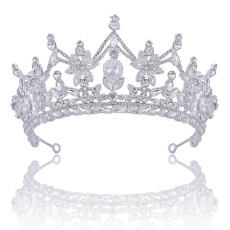 Alloy Crystal Crown Wedding Ball Party Bridal Crown