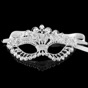 Ball party accessories, diamond studded masks, Halloween luxurious rhinestone bridal masks