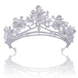 Alloy Crystal Crown Wedding Ball Party Bridal Crown