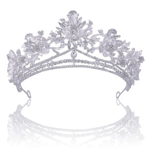 Alloy Crystal Crown Wedding Ball Party Bridal Crown