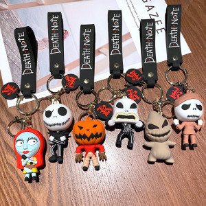 Halloween Cartoon Christmas Eve Horror Series Keychain Pendant Bag Car Keychain Accessories Gift