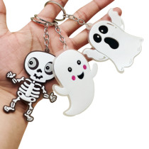 Halloween cartoon little ghost cute funny ghost keychain backpack pendant