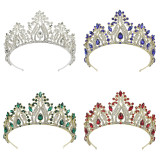 Alloy Crystal Crown Wedding Ball Party Bridal Crown