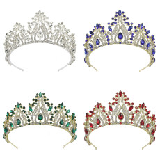 Alloy Crystal Crown Wedding Ball Party Bridal Crown