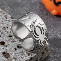Stainless steel Halloween pumpkin skull ghost earrings