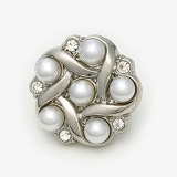 20MM Metal  Pearl snap button charms