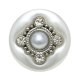 20MM Metal  Pearl snap button charms