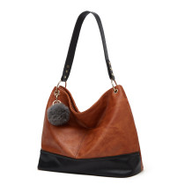 Minimally spliced zipper style large capacity tote bag