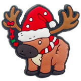 Cute cartoon Christmas animals Kid junior style silicone bracelet  PVC luminous cartoon accessories creative Cartoon