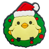 Cute cartoon Christmas animals Kid junior style silicone bracelet  PVC luminous cartoon accessories creative Cartoon