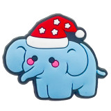 Cute cartoon Christmas animals Kid junior style silicone bracelet  PVC luminous cartoon accessories creative Cartoon