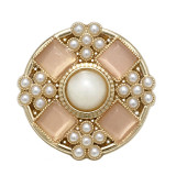 20MM Metal  Pearl snap button charms