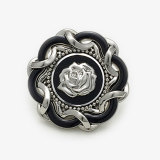 20MM Metal  rose snap button charms