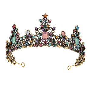 Alloy Crystal Crown Wedding Ball Party Bridal Crown