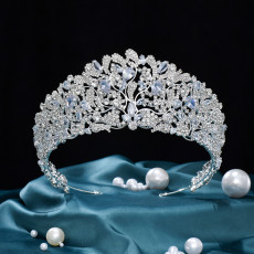 Alloy Crystal Crown Wedding Ball Party Bridal Crown