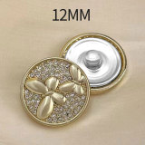 12MM butterfly  Metal snap button charms