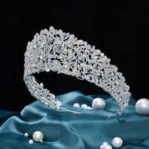 Alloy Crystal Crown Wedding Ball Party Bridal Crown