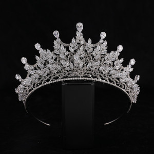 Alloy Crystal Crown Wedding Ball Party Bridal Crown