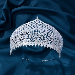 Alloy Crystal Crown Wedding Ball Party Bridal Crown
