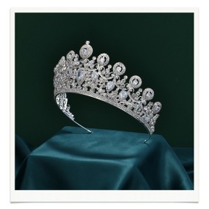 Alloy Crystal Crown Wedding Ball Party Bridal Crown