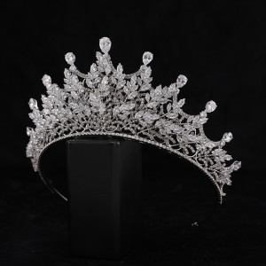 Alloy Crystal Crown Wedding Ball Party Bridal Crown