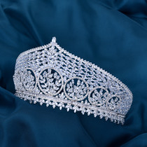 Alloy Crystal Crown Wedding Ball Party Bridal Crown