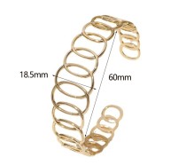 Stainless steel hollow bracelet