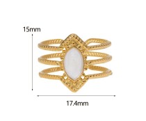 Stainless steel oil drop opening ring