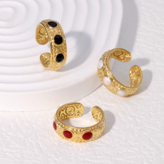 Stainless steel oil drop opening ring