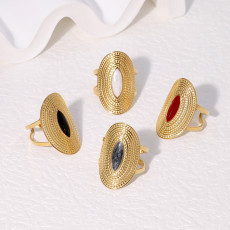 Stainless steel wide version oil drop opening ring