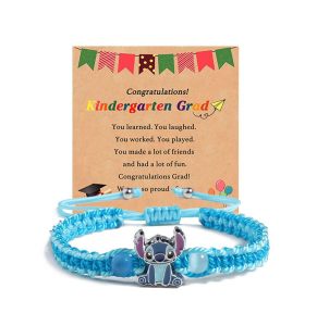 New Year Gift Inspirational Bracelet Adjustable Hand Woven Blue Jade Marrow Purple Stitch Bracelet