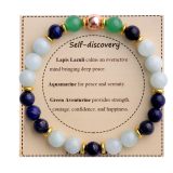 Holiday Gift Balance Protection Bracelet Adjustable Natural Stone Crystal Healing Bracelet