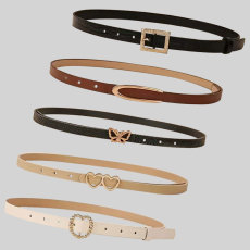Five Butterfly Button Waist Belt Fashion Belt Suit Coat Coat Sweater Women's Decorative Belt