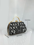 Fashion diamond studded bag, rhinestone handbag, chain, high-end feel, banquet bag, party bag