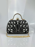 Fashion diamond studded bag, rhinestone handbag, chain, high-end feel, banquet bag, party bag
