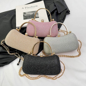 Fashion diamond studded bag, rhinestone handbag, chain, high-end feel, banquet bag, party bag