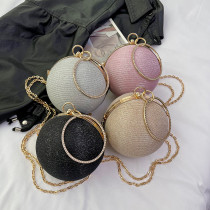 Fashion diamond studded bag, rhinestone handbag, chain, high-end feel, banquet bag, party bag