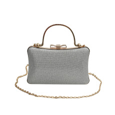 Fashion diamond studded bag, rhinestone handbag, chain, high-end feel, banquet bag, party bag