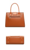 Handbag Fashion Soft Leather Shoulder Bucket Bag 3-Piece Set