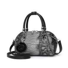 Snake skin pattern crossbody single shoulder large capacity fashionable PU women's bag