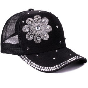 Stick diamond hat, men's and women's colorful rhinestone baseball cap, fashionable duckbill cap