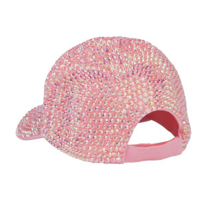 Stick diamond hat, men's and women's colorful rhinestone baseball cap, fashionable duckbill cap