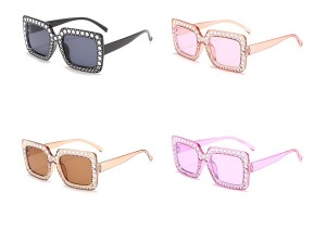 Brick lined sun protection sunglasses