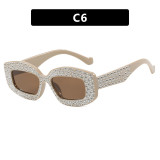 Brick lined sun protection sunglasses