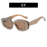 Brick lined sun protection sunglasses